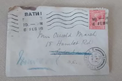 Increíble: una carta escrita en la Primera Guerra Mundial llegó a su destino después de 105 años