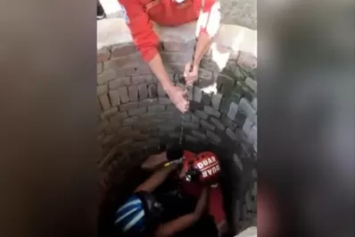 Una turista cayó en un aljibe de 12 metros de profundidad