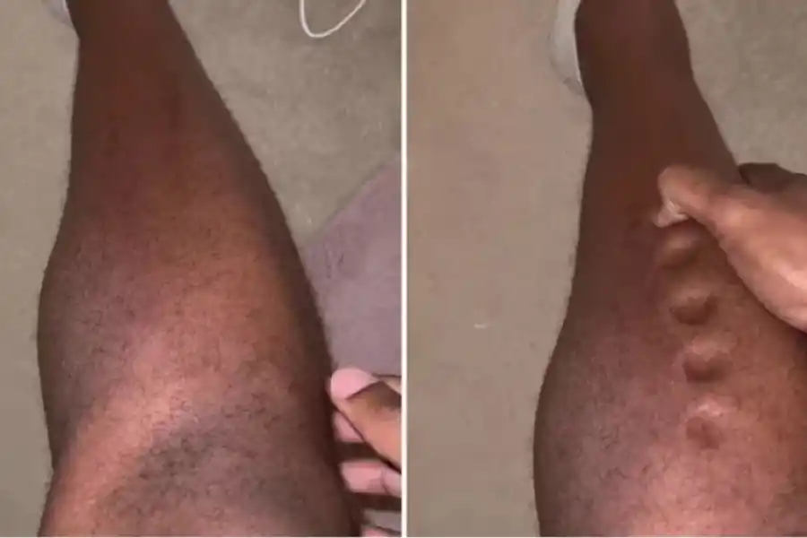 El fenómeno que mostró un atleta y que impresionó en las redes sociales. (TikTok: @fullheartedpush)