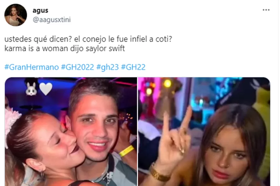 Gran Hermano 2022: la foto de Alexis en un boliche que desató rumores de infidelidad a Coti