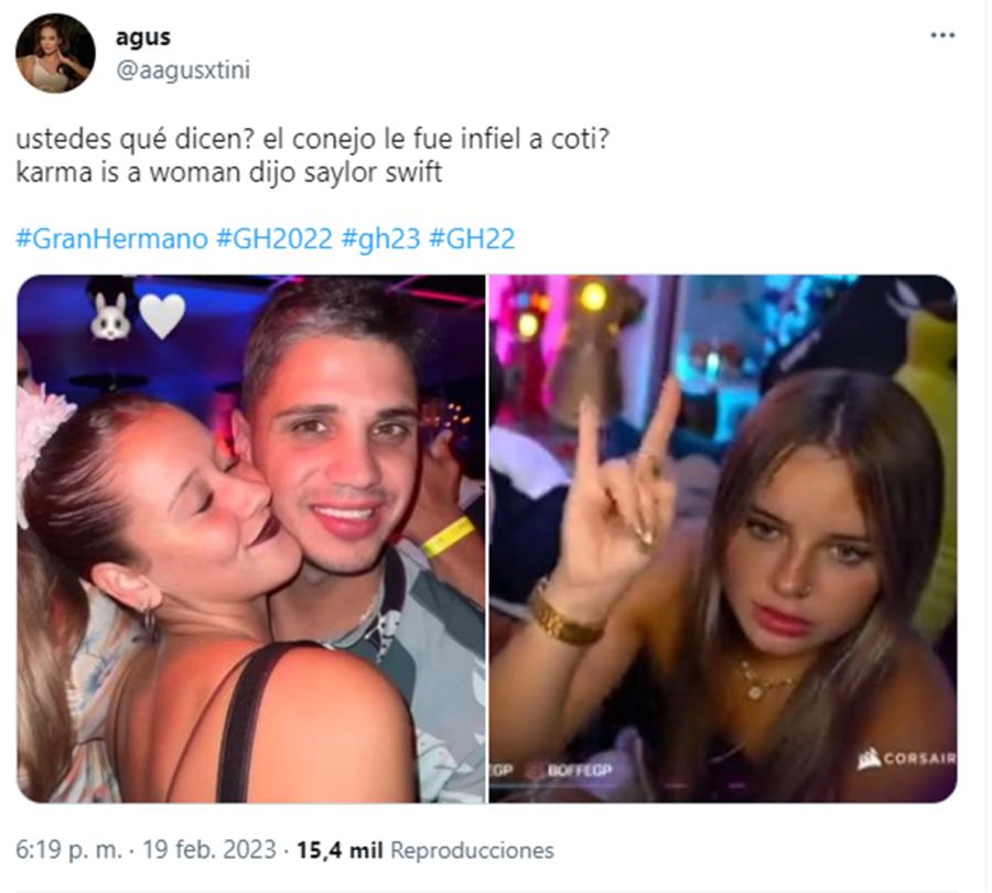 Gran Hermano 2022: la foto de Alexis en un boliche que desató rumores de infidelidad a Coti