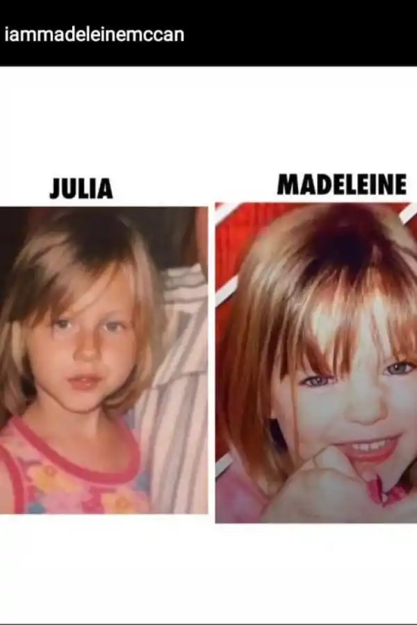 Foto: Instagram @iammadeleinemccan