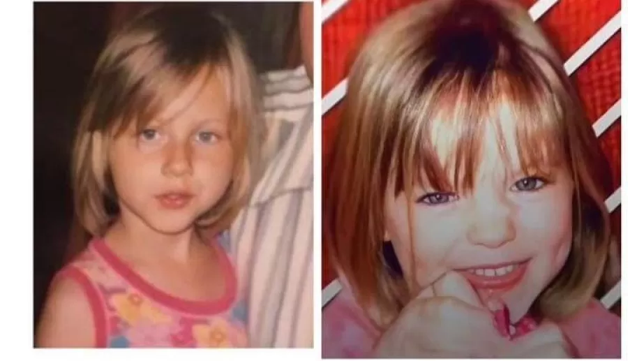 Caso Madeleine McCann: las fotos comparativas de la joven que afirma ser la niña desaparecida