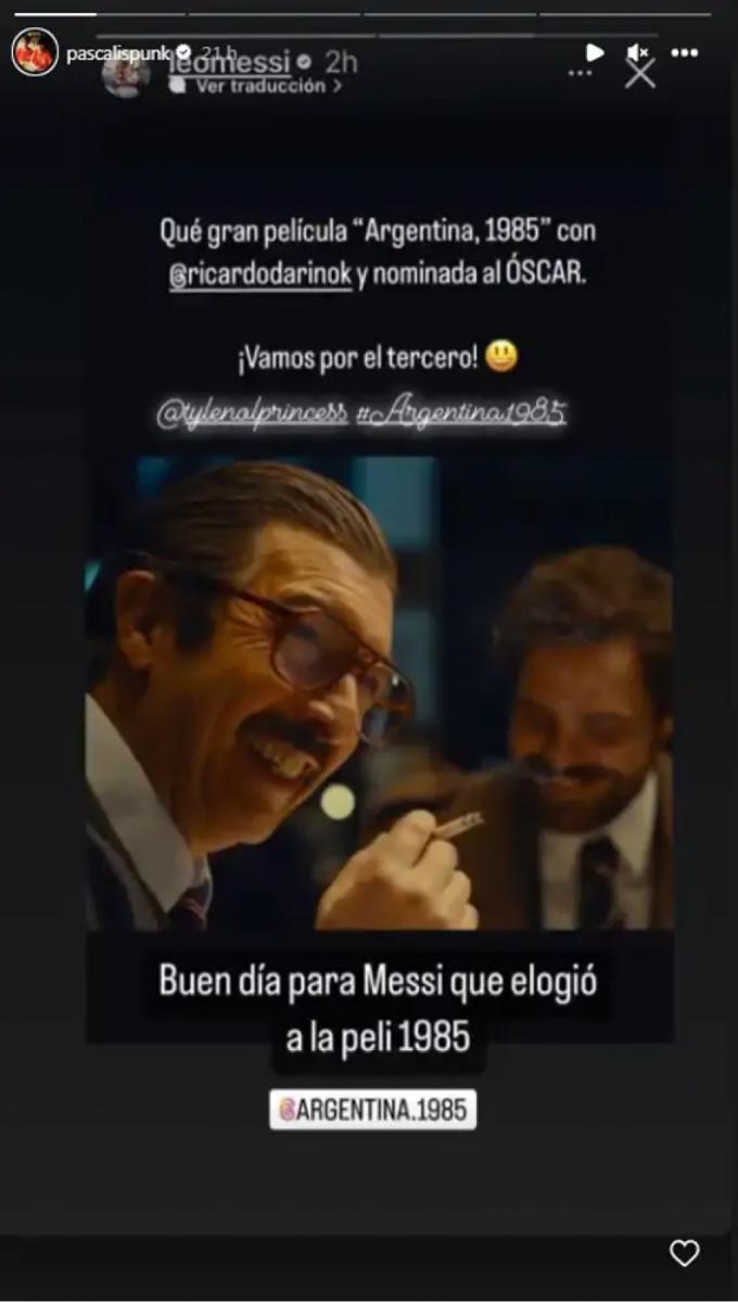 Pedro Pascal se sumó a Lionel Messi y envío su apoyo a la película “Argentina 1985”