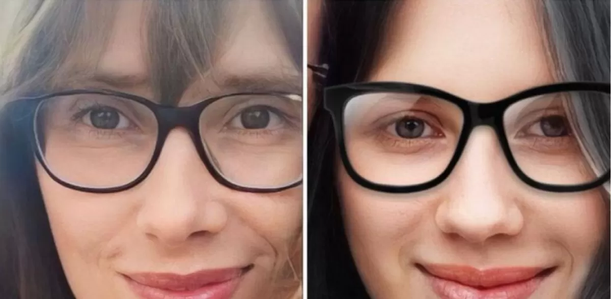 Collage de Wendell y su madre. Twitter