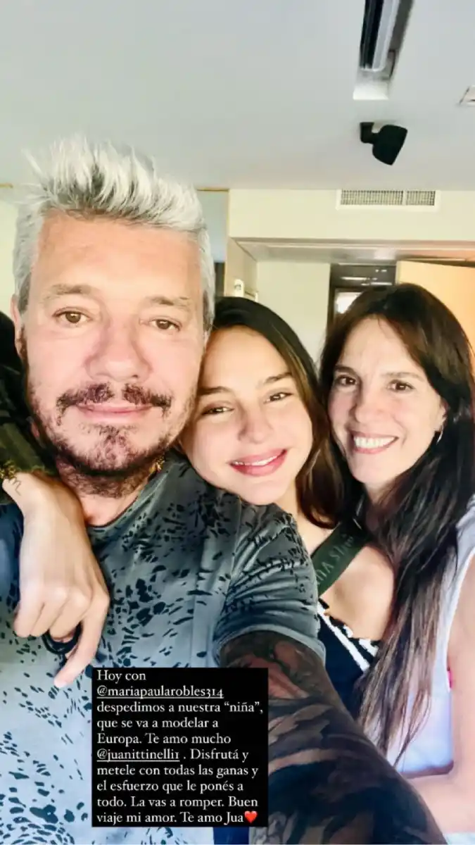 La emotiva despedida de Juanita Tinelli antes de mudarse a Francia