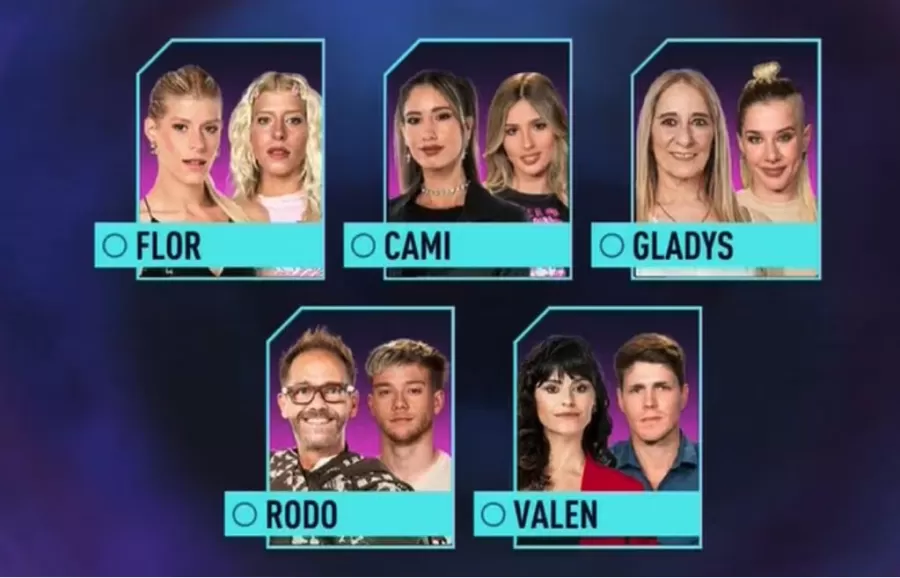 Los candidatos a abandonar la casa por decisión del público.