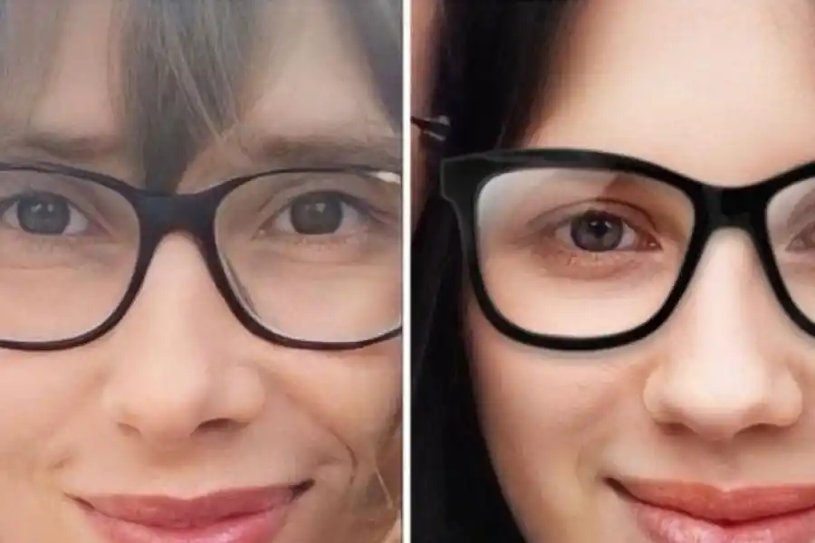 Collage de Wendell y su madre. Twitter