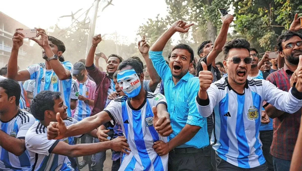 FUROR. Millones de bengalíes siguieron cada uno de los partidos de Argentina durante Qatar 2022.
