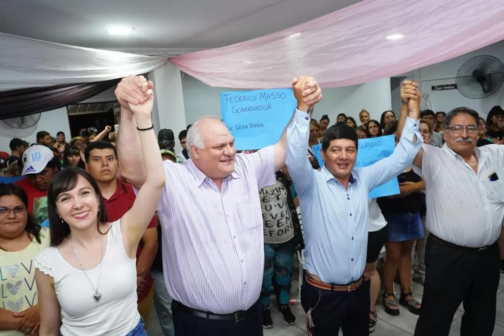 Masso presentó sus candidatos en Banda del Río Salí. FOTO PRENSA MASSO