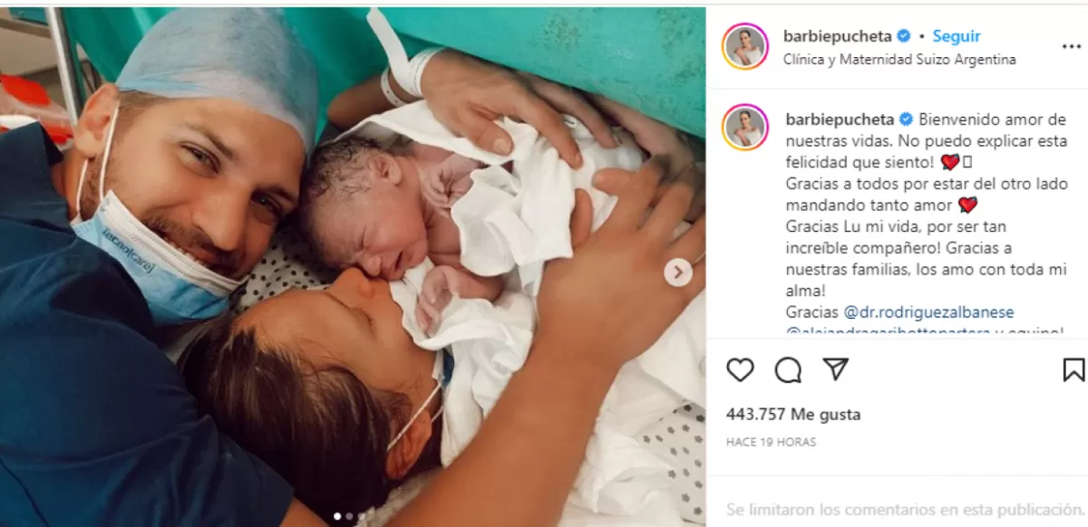 Nazarena Vélez fue abuela por primera vez y se quebró en vivo al contar detalles del nacimiento