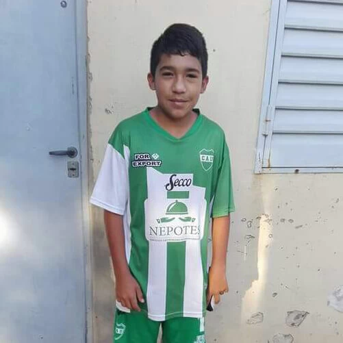 LA VÍCTIMA. Facundo Ferreira, 12 años. Recibió un balazo en la nuca  