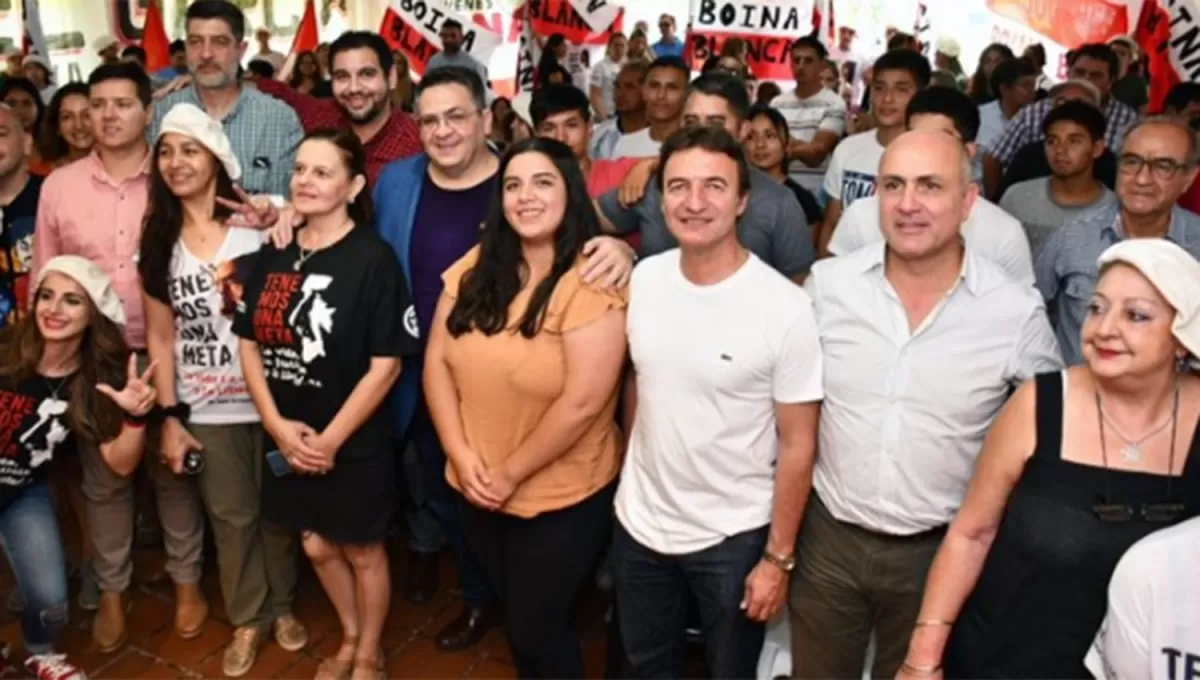 EN EL SUR. Roberto Sánchez participó ayer de un encuentro con jóvenes militantes de la UCR.