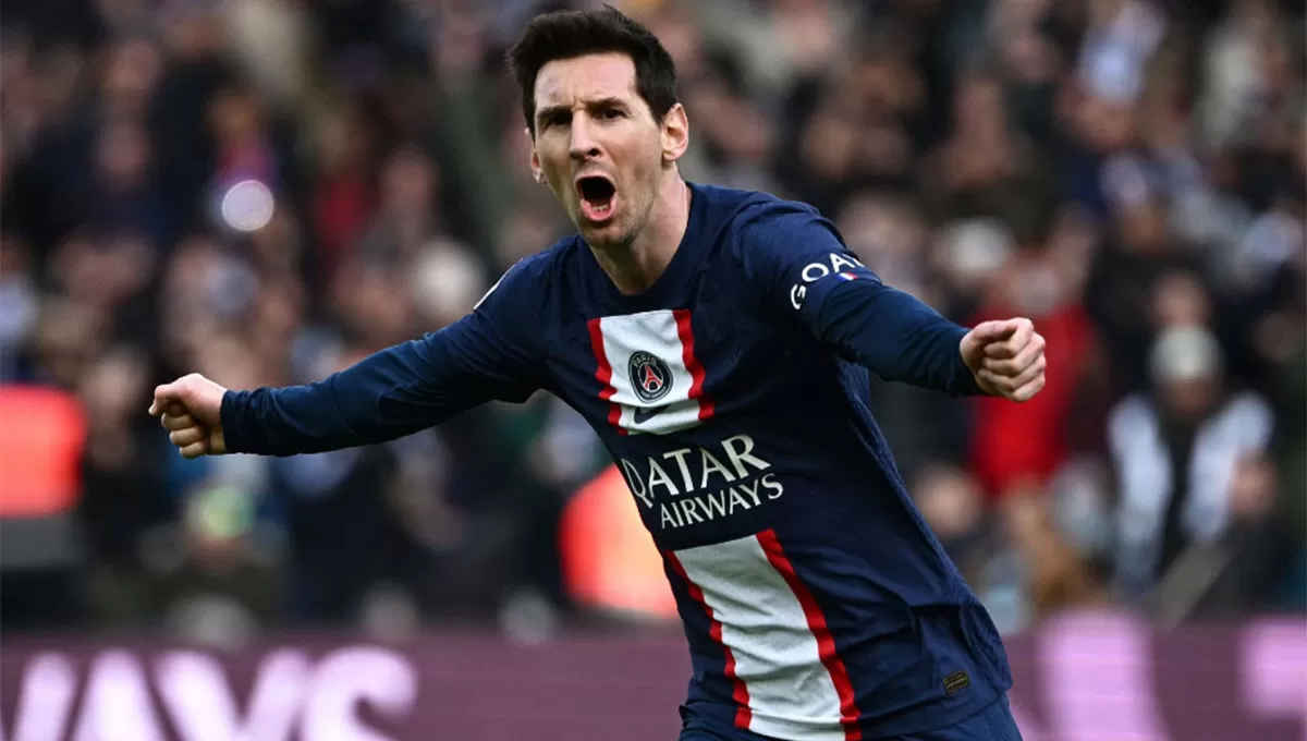 EUFÓRICO. Lionel Messi, con un espectacular tiro libre, rescató a PSG y le dio la victoria ante Lille.