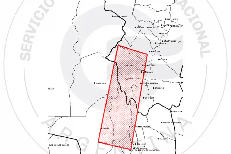 Tucumán se encuentra bajo alerta meteorológica