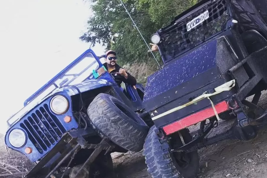 El hombre de 32 años en una de sus tantas travesías. (Foto: Facebook/Diego Ale B)