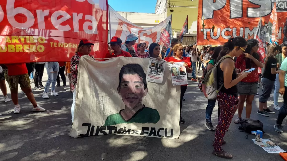 Marcha en protesta por el caso de Facundo Ferreira