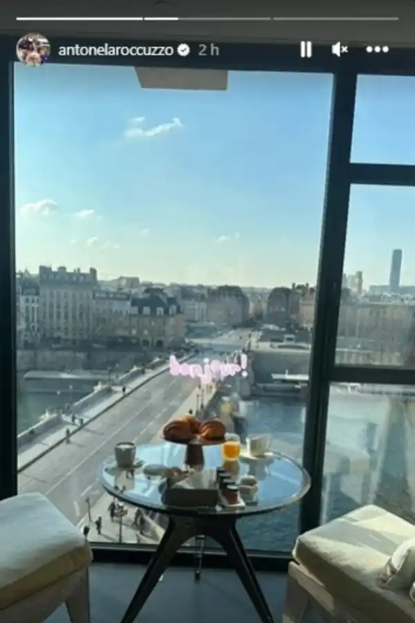 La romántica noche de Lionel Messi y Antonela Roccuzzo en un hotel de París tras ganar el premio The Best