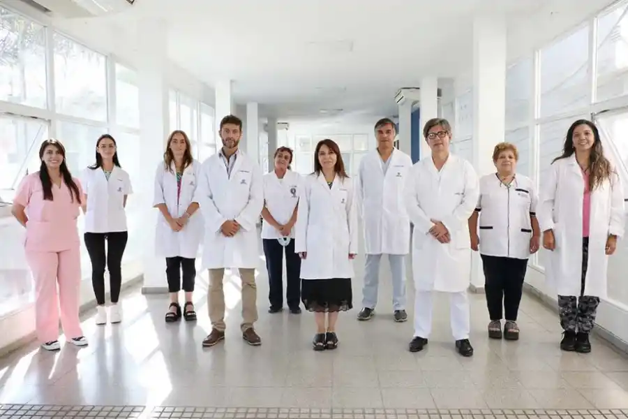 HAY EQUIPO. Los profesionales que realizan las ablaciones en el nosocomio. 