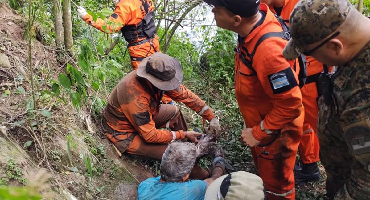 Fotos y video: así fue el operativo que se realizó para rescatar a Ariel Loza