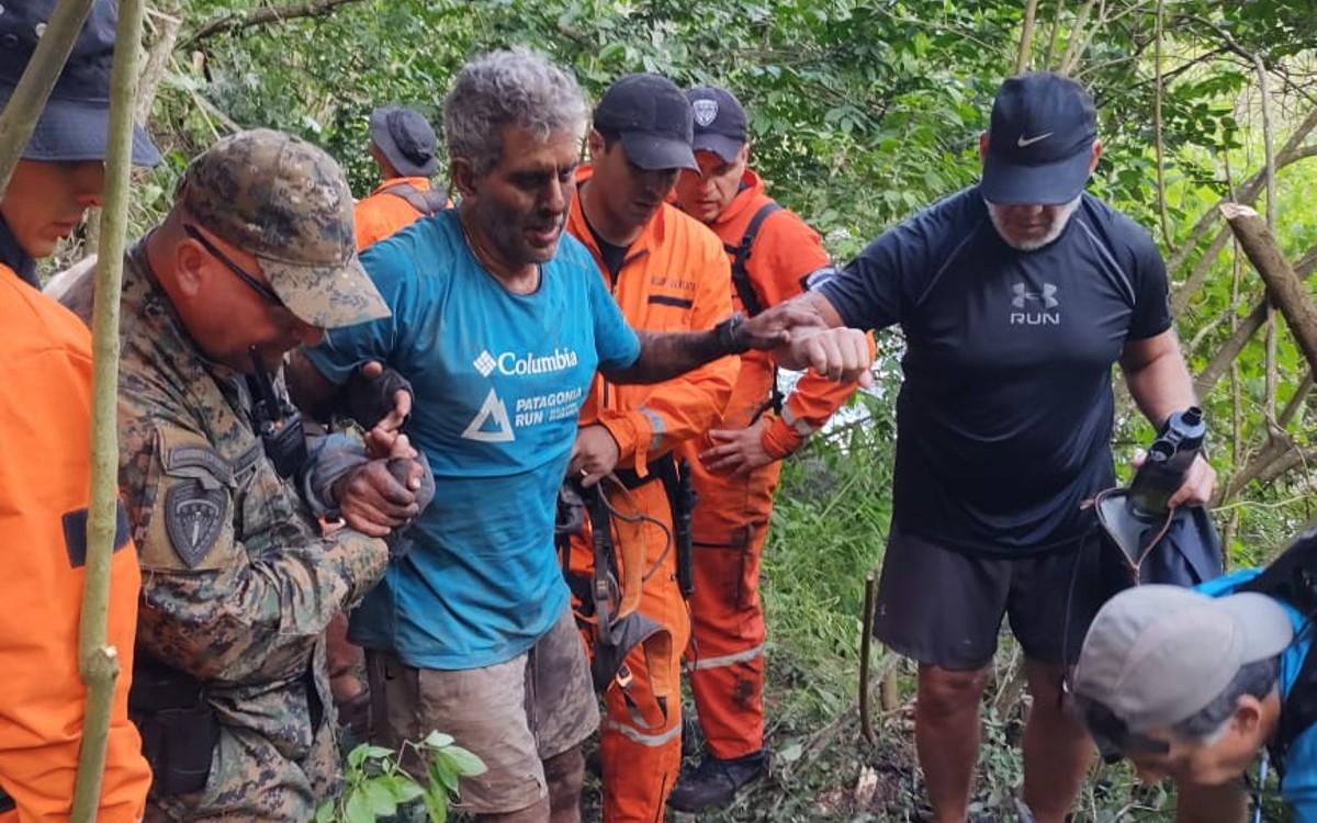 Fotos y video: así fue el operativo que se realizó para rescatar a Ariel Loza