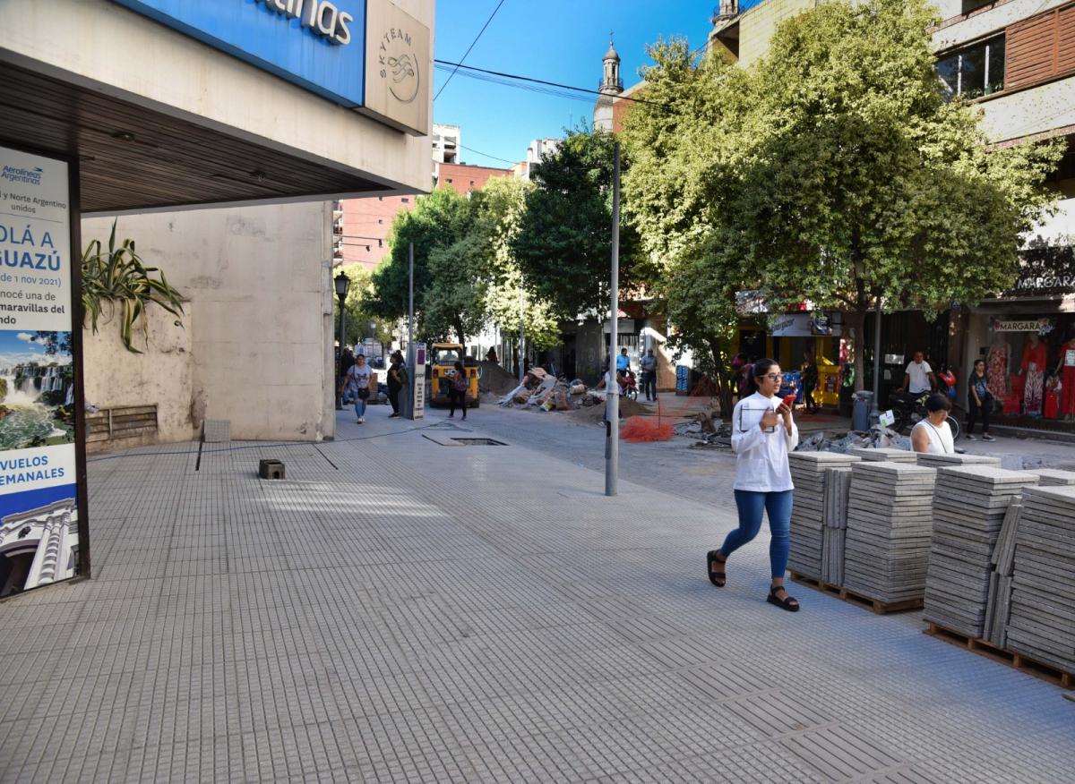 Cuándo se inaugurará la obra de semipeatonalización de calle 9 de Julio al 100
