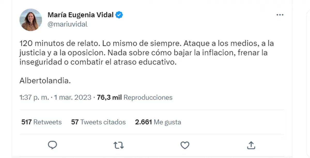 Foto tomada de Twitter / @mariuvidal