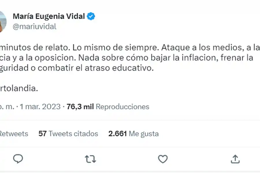 Foto tomada de Twitter / @mariuvidal