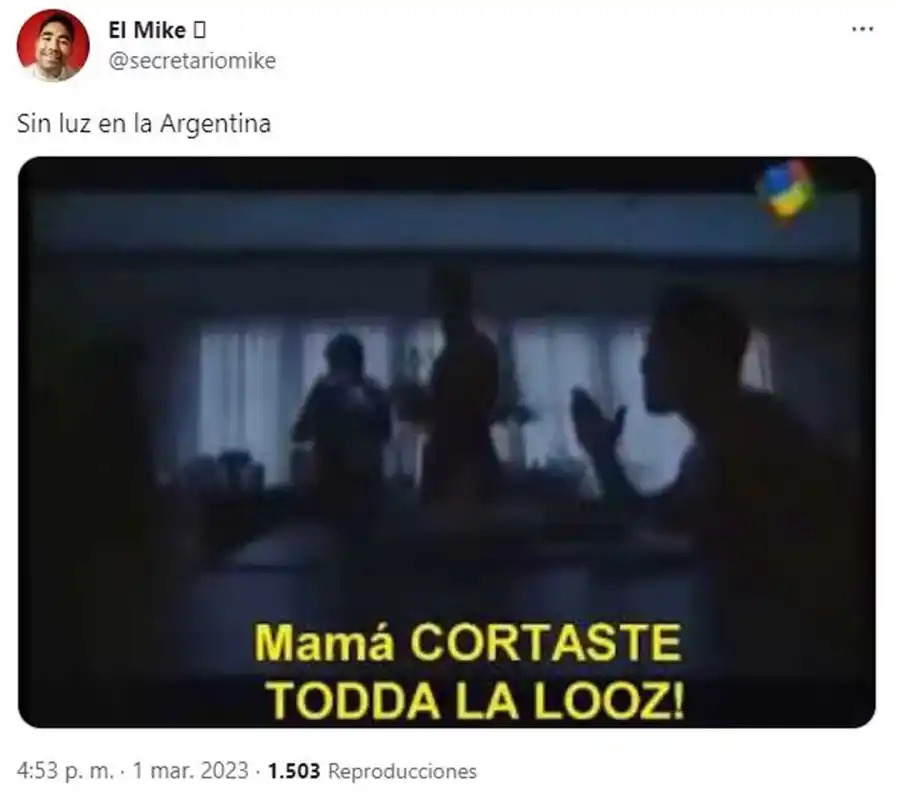 Lo que el apagón dejó: los memes en las redes por el corte de luz