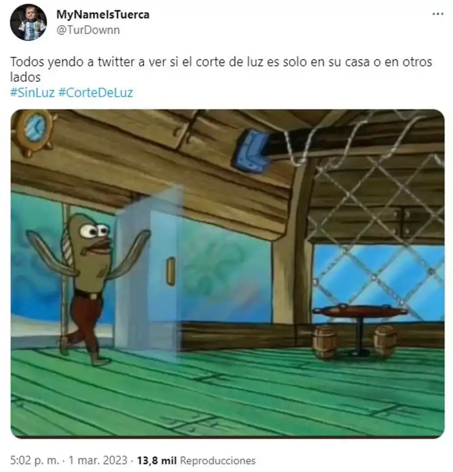 Lo que el apagón dejó: los memes en las redes por el corte de luz