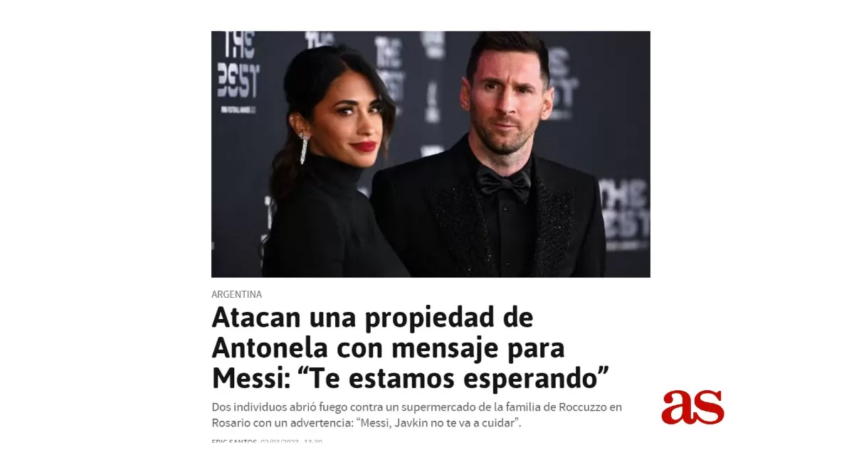 Así reflejaron los medios del mundo el ataque al supermercado de la familia de Messi