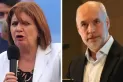Patricia Bullrich y Horacio Rodríguez Larreta se cruzaron por la violencia en Rosario