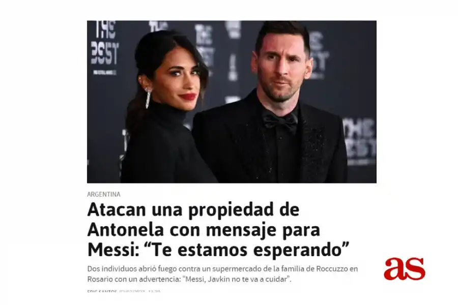 Así reflejaron los medios del mundo el ataque al supermercado de la familia de Messi