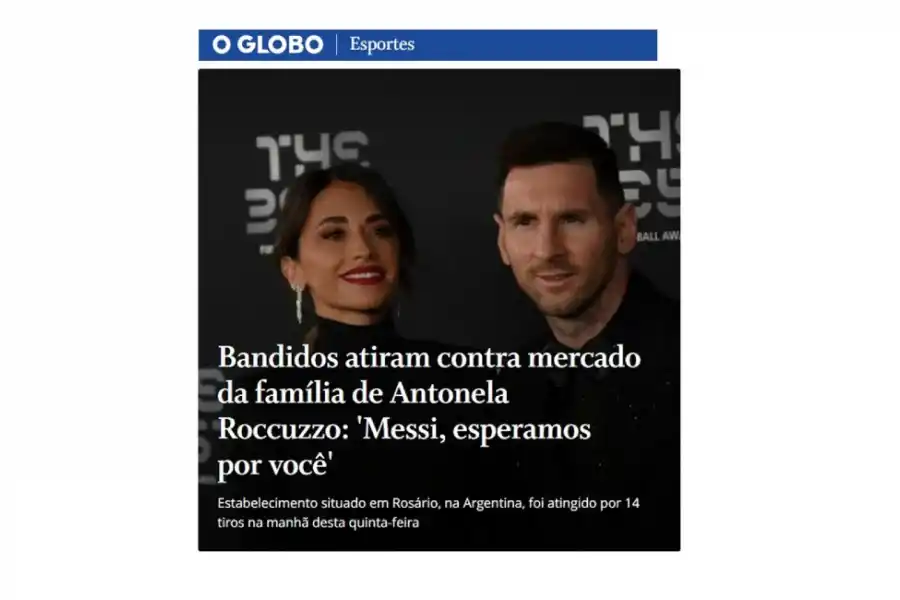 Así reflejaron los medios del mundo el ataque al supermercado de la familia de Messi