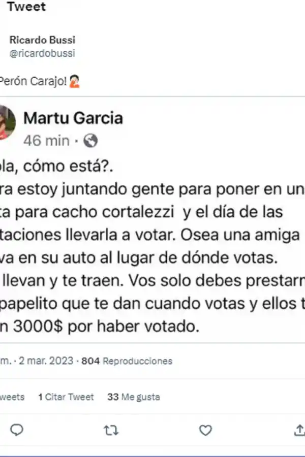 Dimes y diretes: Disputas por la lista del jaldismo y un posteo sobre clientelismo