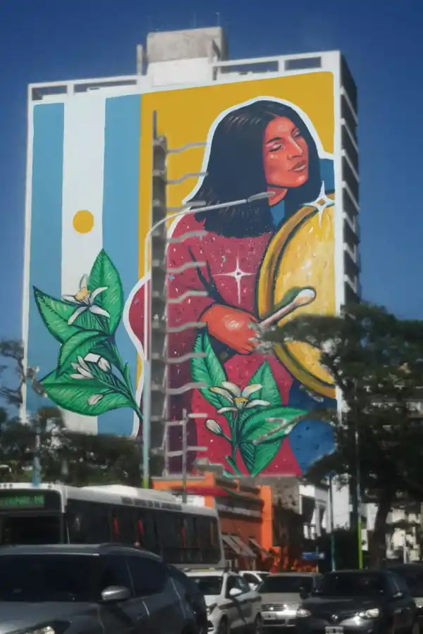 PROYECTO. En homenaje a Mercedes Sosa, proponen pintar un mural en altura y a gran escala 