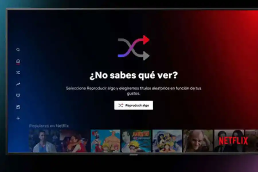 Adiós a una función: Netflix elimina la opción aleatoria.