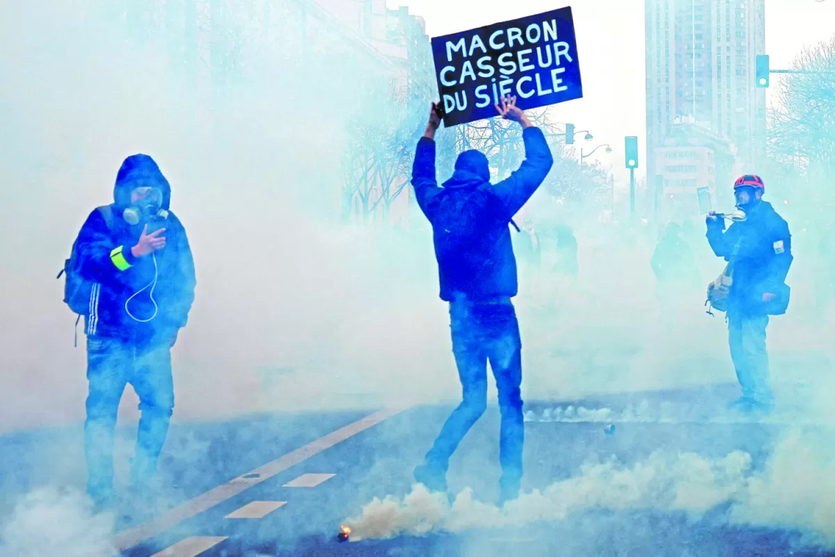 Estallan huelgas en Francia contra la reforma de Macron