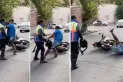 Video: En Tucumán, un inspector de Tránsito noqueó a un taxista de una trompada