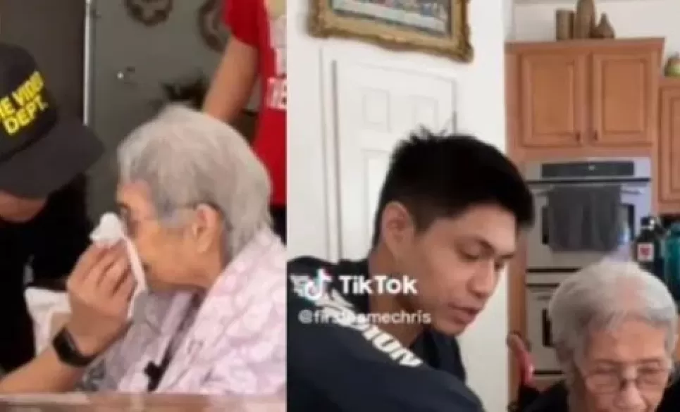 “No quiero verla en un asilo”: la historia del joven de 24 años que cuida a su abuela de 96 desde 2013