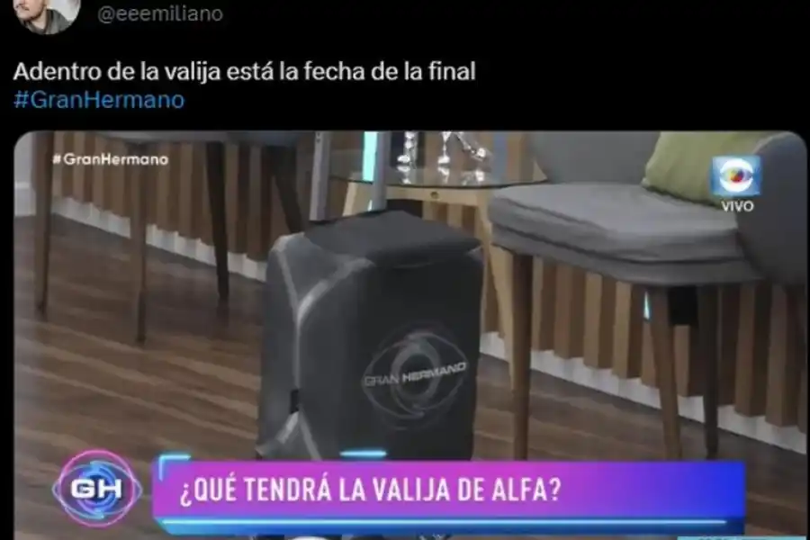 El tuit del periodista.