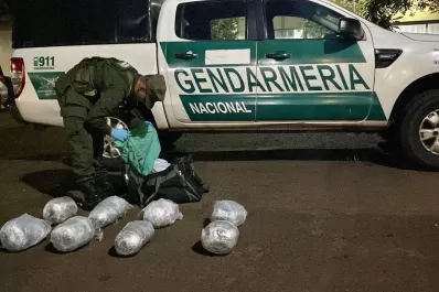 Gendarmería secuestró más de ocho kilos de marihuana
