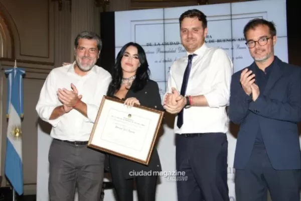 La emoción de Lali Espósito al ser distinguida como Personalidad Destacada de la Cultura