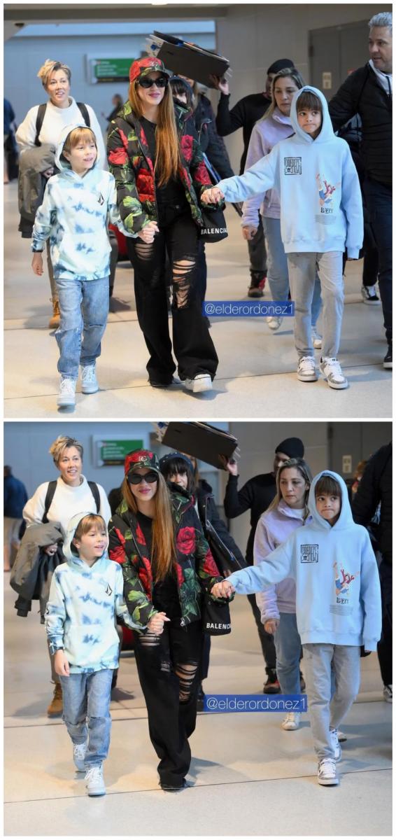 Shakira y sus hijos se mudaron a Estados Unidos: así llegaron al aeropuerto