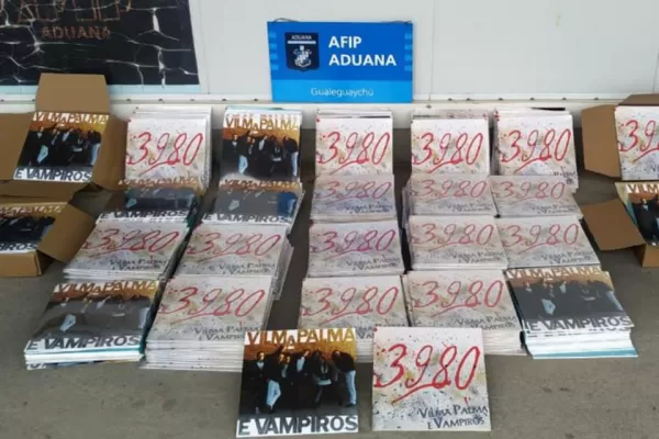 La Aduana incautó más de 450 vinilos de reconocida banda de rock argentina valuados en $ 5 millones