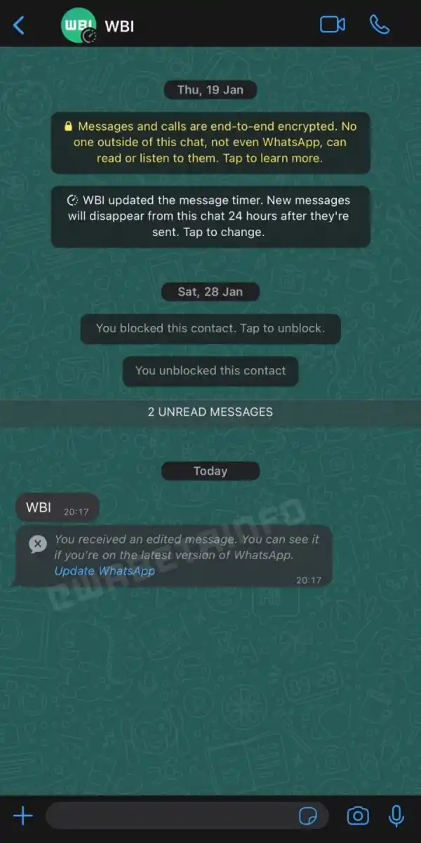 WhatsApp implementará la función más esperada: la edición de mensajes