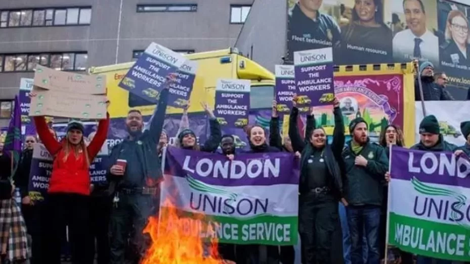    Los trabajadores britanicos exigen un aumento salarial. BBC