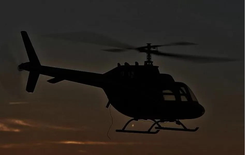 Qué hacía el helicóptero que sobrevolaba la ciudad anoche y que fue furor en las redes