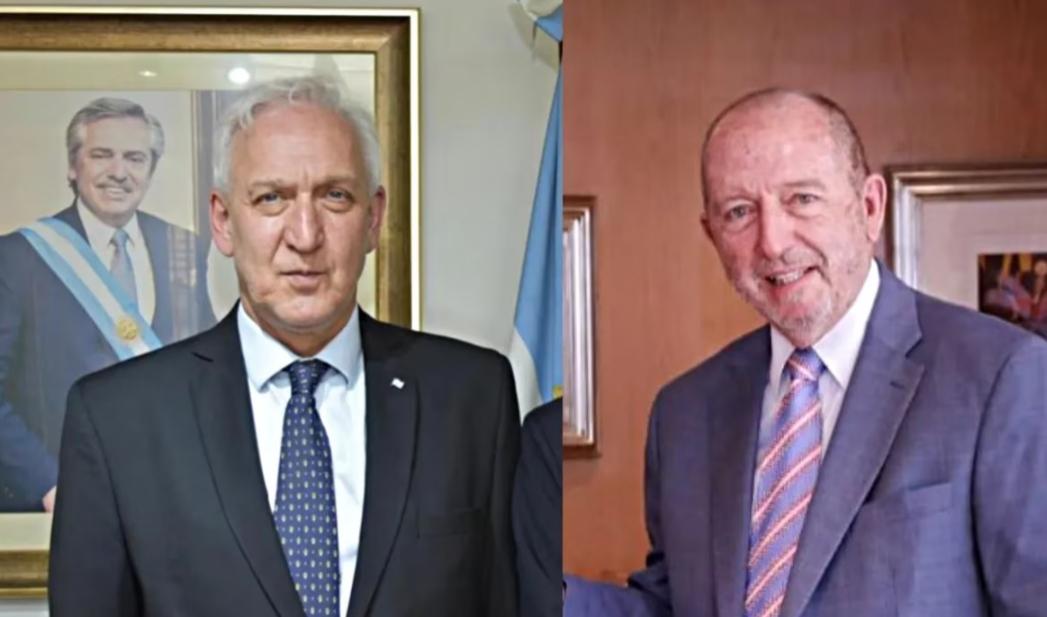 El embajador argentino en Quito, Gabriel Fuks, y su par Xavier Monge Yoder.