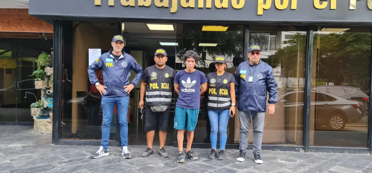 Con la participación de investigadores argetninos, detienen en Perú a un importante narcotraficante